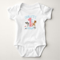First Birthday Farm Barnyard Animal