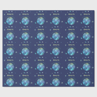 First birthday | first trip around the sun wrapping paper