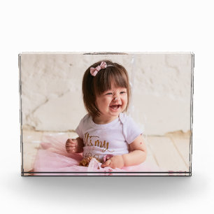 First Birthday Keepsake Photo Block