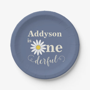 First Birthday Onederful Paper Plate