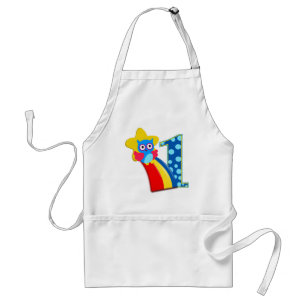 First Birthday Owl Standard Apron