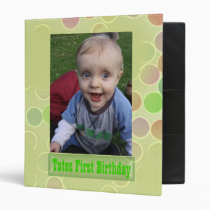 First Birthday Photo Album / Binder
