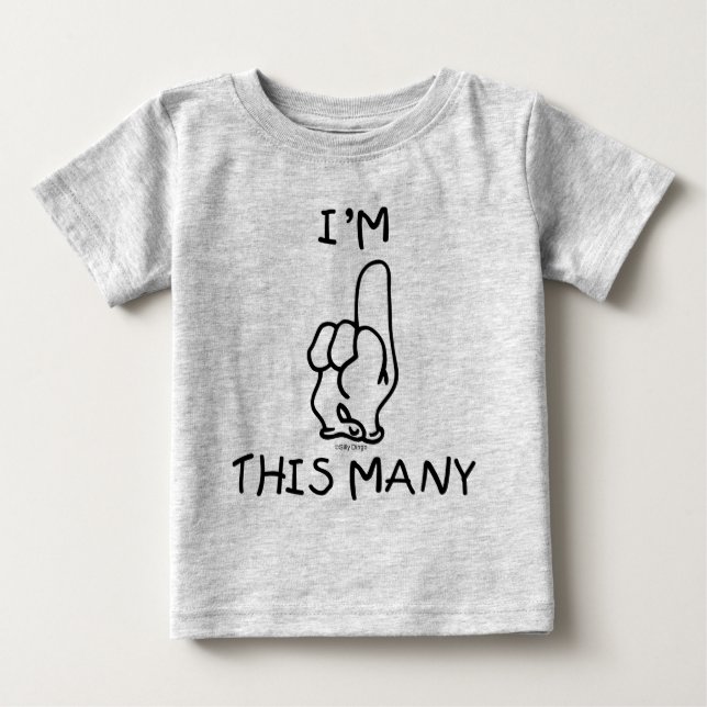 First Birthday T-Shirt (Front)