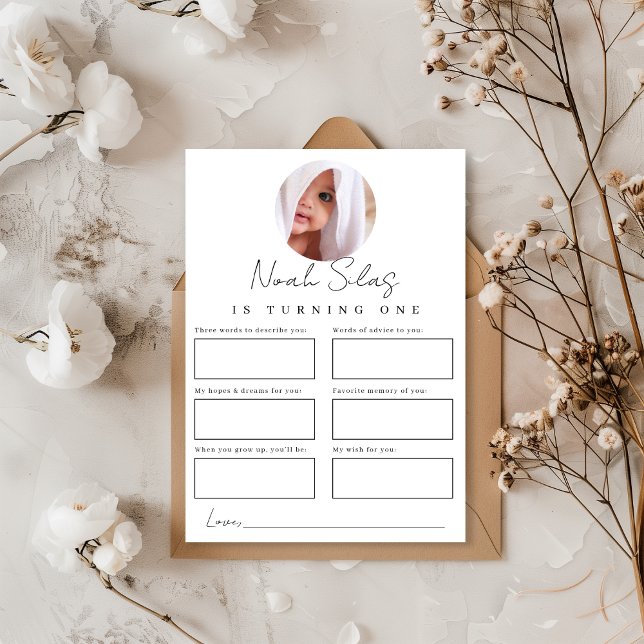 First Birthday Time Capsule Card (Creator Uploaded)