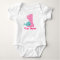 First Birthday Whale Pink Personalized Shirt