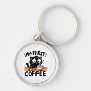 First Black Coffee Adventure Keychain