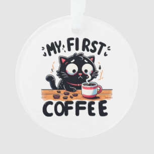 First Black Coffee Adventure Ornament