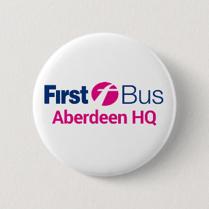 First Bus Badge 2 Inch Round Button