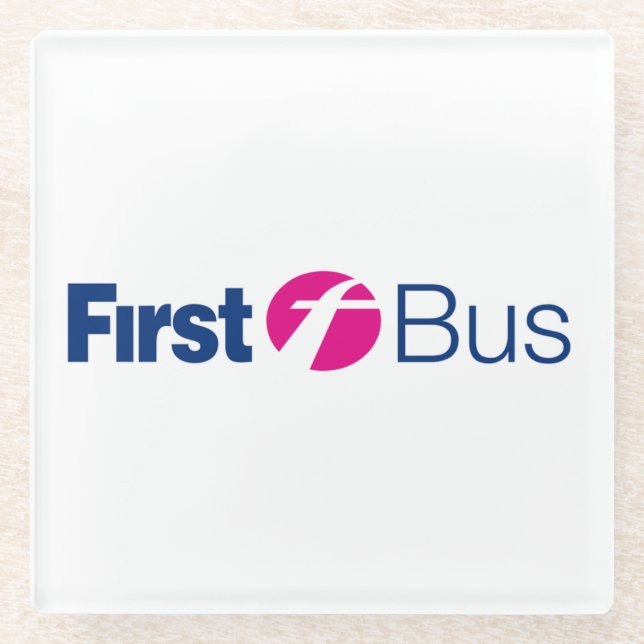 First Bus Glass Coaster (Front)