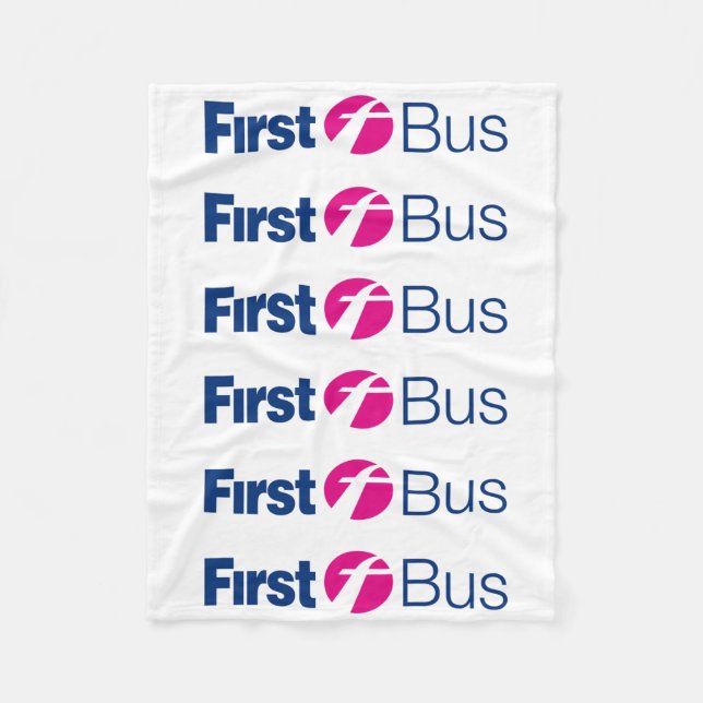 First Bus Throw Blanket  (Front)