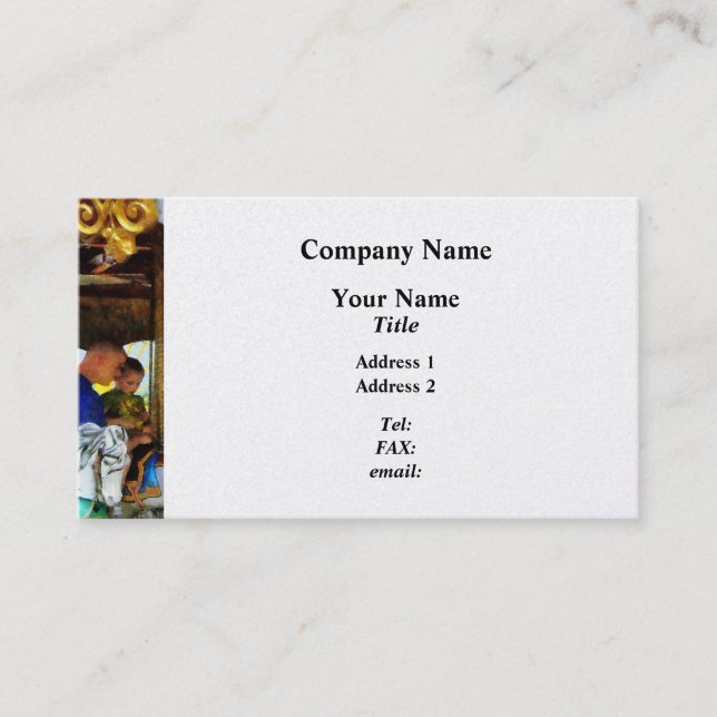 First Carousel Ride - Platinum Business Card (Front)