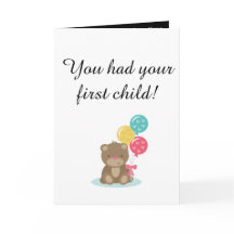 First Child card for childfree