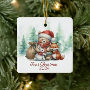 First Christmas 2024 Ceramic Ornament