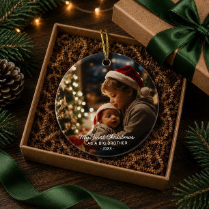 First Christmas as a Big Brother Ornament