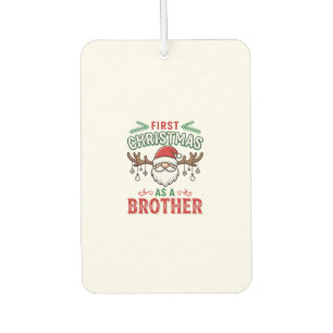 First Christmas As a Brother Santa Gnome Air Freshener