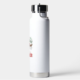 First Christmas As a Brother Santa Gnome Water Bottle