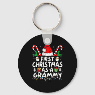 First Christmas As A Grammy New Grammy Keychain