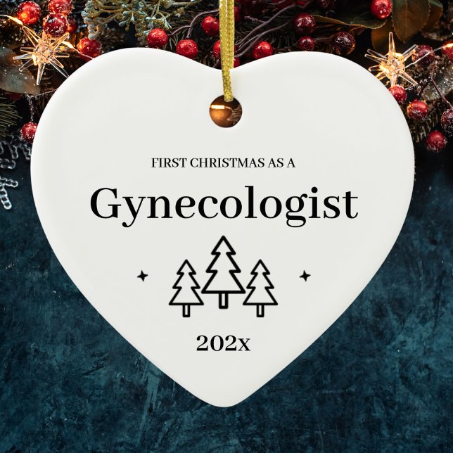 First Christmas As A Gynecologist 2024 Ceramic Ornament (First Christmas As A Gynecologist 2024 Ceramic Ornament
)