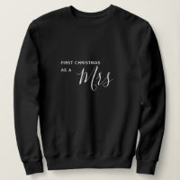 First Christmas as a Mrs Black Script Font