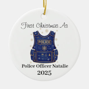 First christmas as a Police officer, first year as Ceramic Ornament