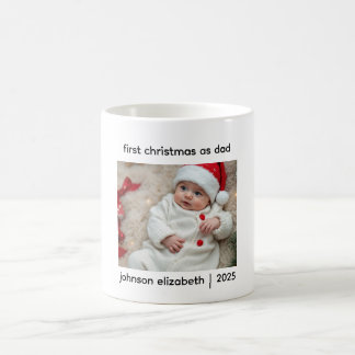 First Christmas As Dad Mug