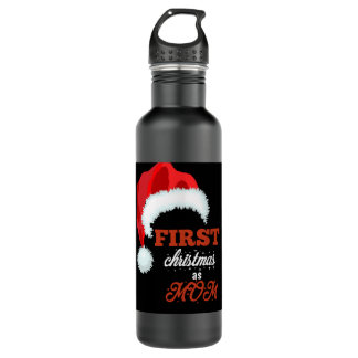 First Christmas As Mom  710 Ml Water Bottle