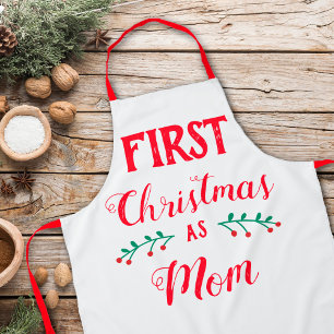 First Christmas as mom Apron