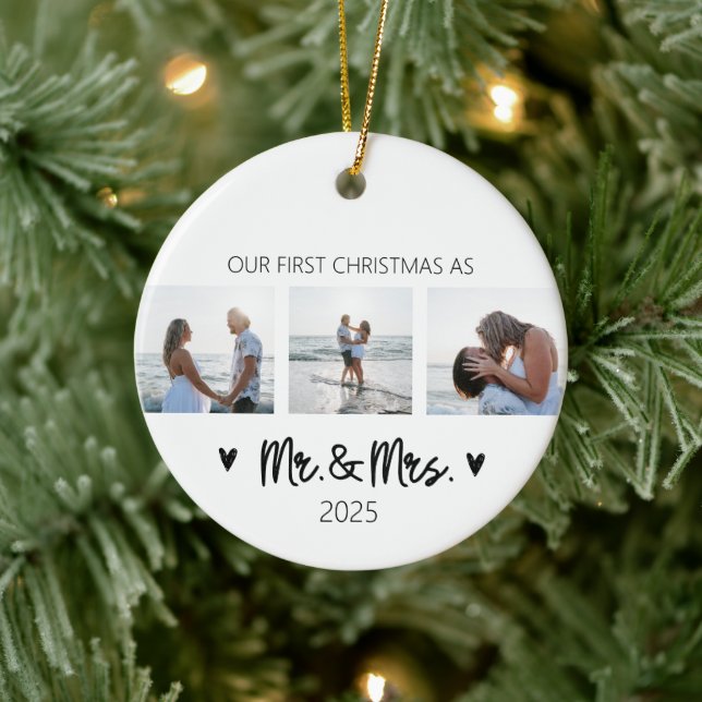 First Christmas as Mr and Mrs. Ornament (Tree)