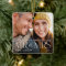 First Christmas As Mr & Mrs Modern Couple Photo