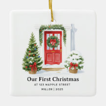 First Christmas at New Address – Red Door