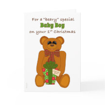 First Christmas Beary Special Baby Boy
