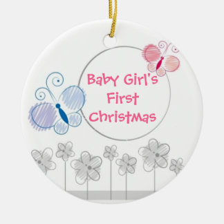 First Christmas Ceramic Ornament