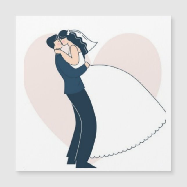 First Christmas Engaged Hand-Drawn Couple  (Front)