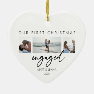 First Christmas Engaged ornament