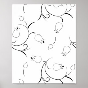 First Christmas Gift Engaged Couple Keepsake Poster