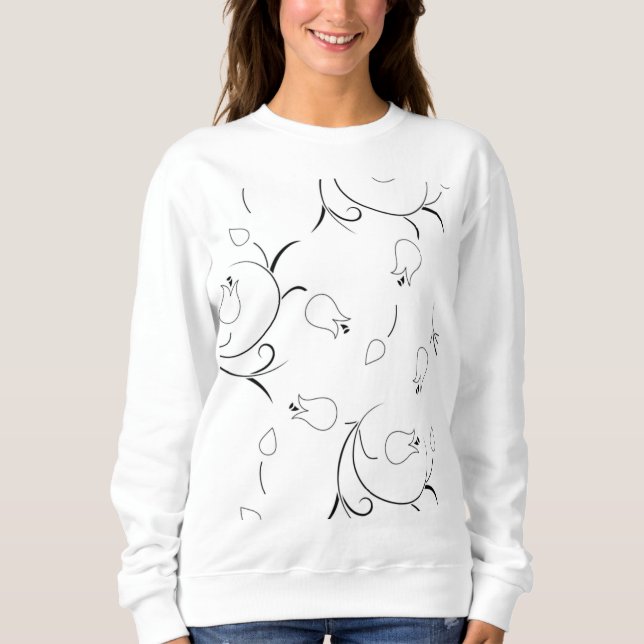 First Christmas Gift | Engaged Couple Keepsake Sweatshirt (Front)