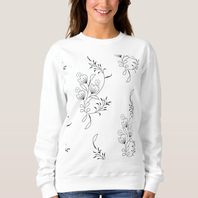 First Christmas Gift | Engaged Couple Keepsake Sweatshirt (Front)