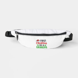 First Christmas Grandpa Santa Hat Fanny Pack