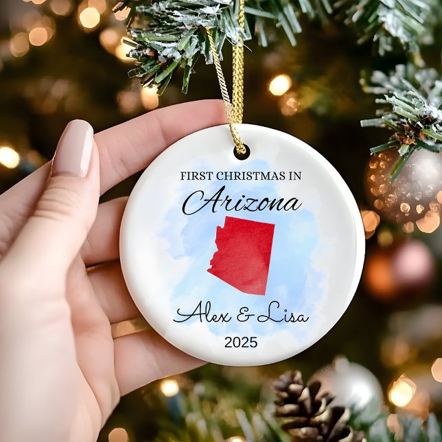 First Christmas in Arizona State Ornament (Creator Uploaded)
