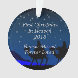 First Christmas in Heaven 2018 Personalized Ornament