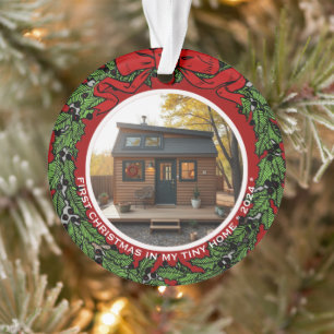 First Christmas in my tiny home photo Ornament