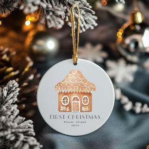 First Christmas In New Home Gingerbread Ornament