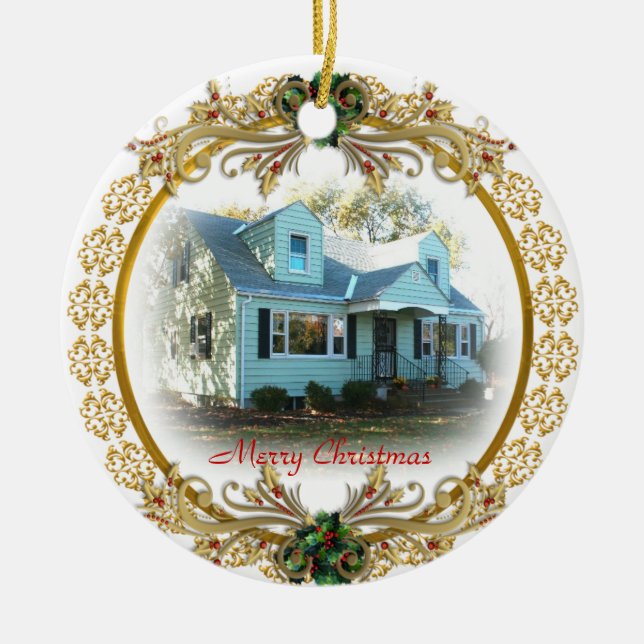 First Christmas in New Home ornament (Front)