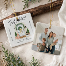 First Christmas in New Home Personalized Photo