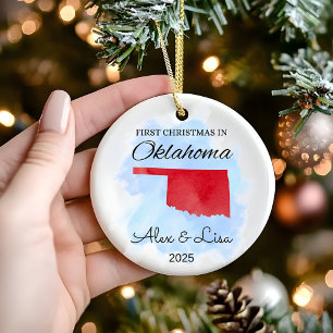 First Christmas in Oklahoma State Ornament