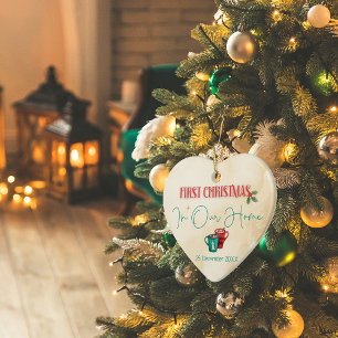 First Christmas in our Home Ornament Customizable