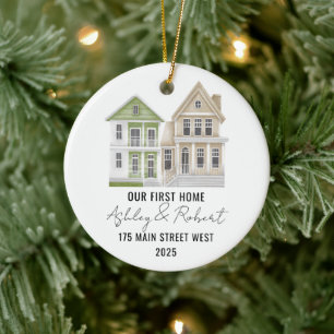 First Christmas in Our New Home 2025 Ceramic Ornament