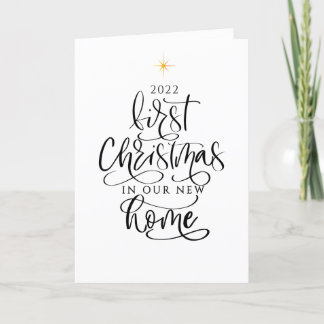 First Christmas In Our New Home Card