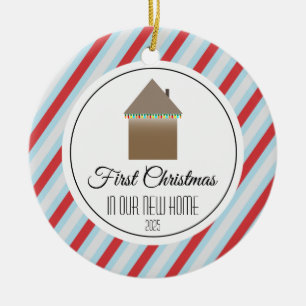 First Christmas in our new home Ceramic Ornament