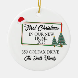 First Christmas In Our New Home Ornament 2025